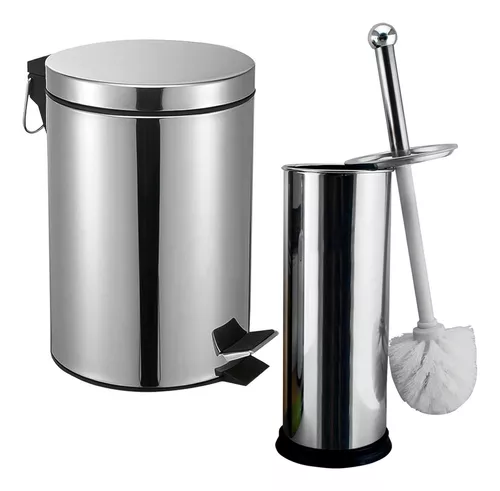 Lixeira Inox 5L com Escova