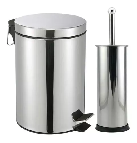 Lixeira Inox 5L com Escova