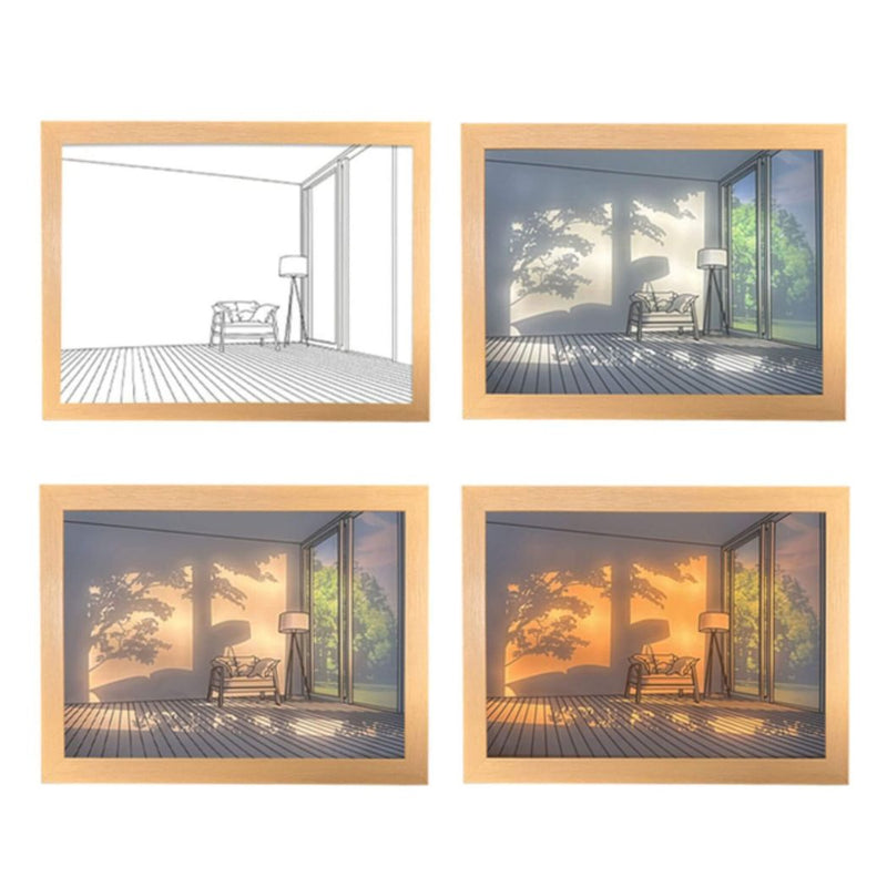 Quadro 3D Iluminado - Swandecor