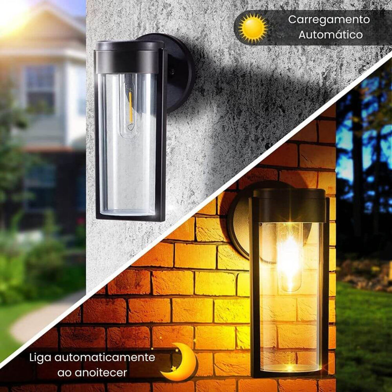 Luminária Led Solar de Parede - Swanlight