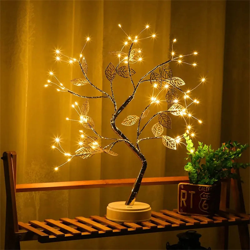 Luminária de Mesa LED Decorativa Árvore Natalina