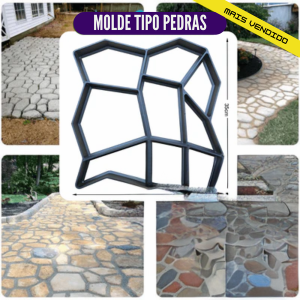 Molde de Piso - FlexDecor (+Manual de Uso e Traço)