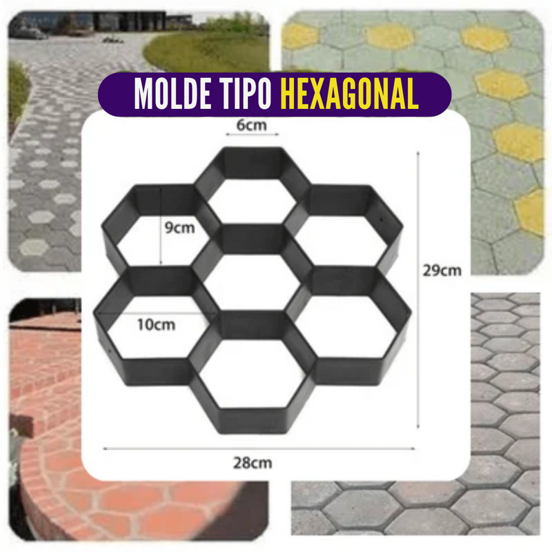 Molde de Piso - FlexDecor (+Manual de Uso e Traço)