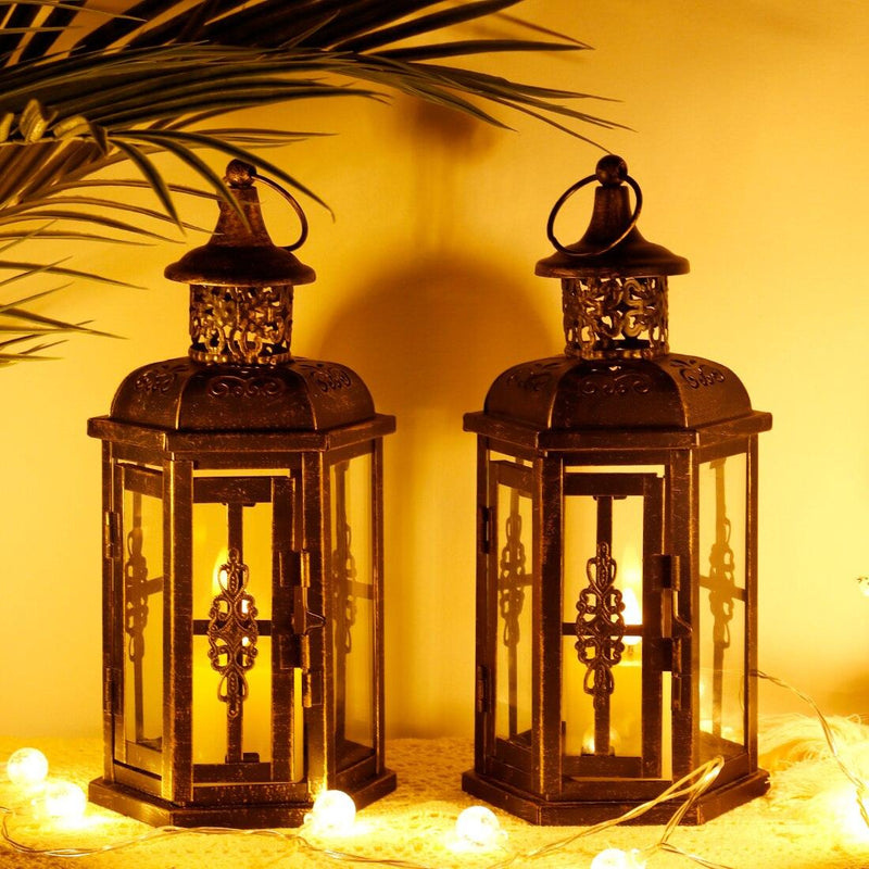 Luminária Nórdica de Velas - Estilo Vintage para Jardim