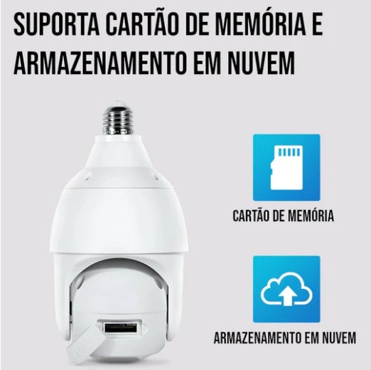 Câmera de Segurança Inteligente Wifi - LampCam