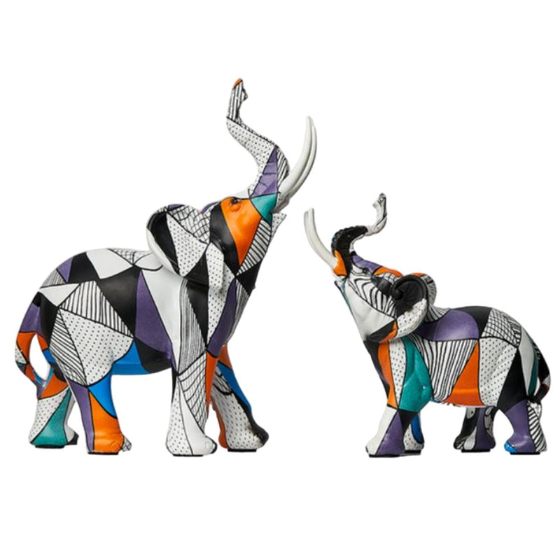 Escultura Elefante Pintura Mosaico