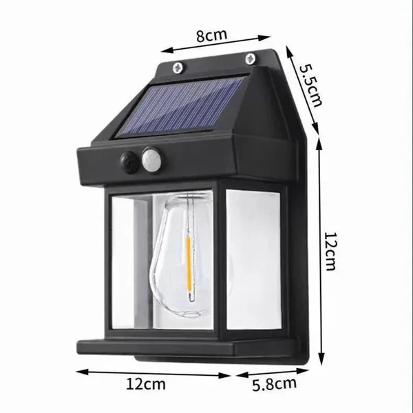 Ecoluz™ | Refletor Solar Retro com detector de movimento